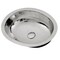 Nantucket Sinks 17.75 Inch x 13.75 Inch Hand Hammered Stainless Steel Oval Undermount Bathroom Sink OVS - alternate 5